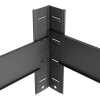 Стеллаж Бюджет КМ 1800х1200х400  150 кг/полку, 5 полок, МДФ, крашенный, металлический